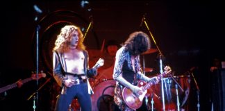 I Led Zeppelin in concerto nel 1975